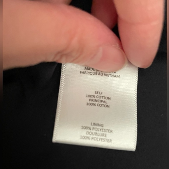 Veronica Beard Grover water repellent cotton dickey coat navy multi NWT - Picture 11 of 11